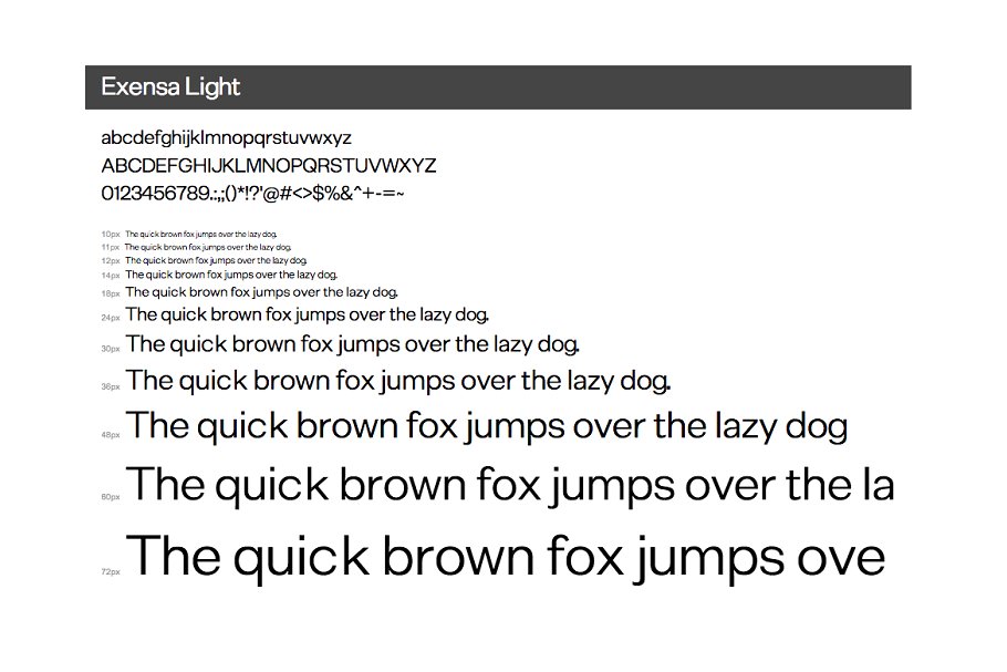 Exensa Grotesk